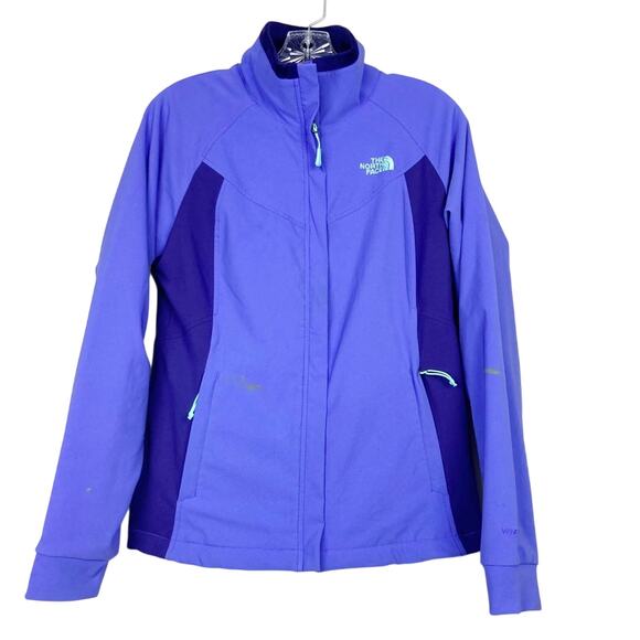 The North Face Purple Windwall Jacket Fuzzy Inside - Picture 10 of 10